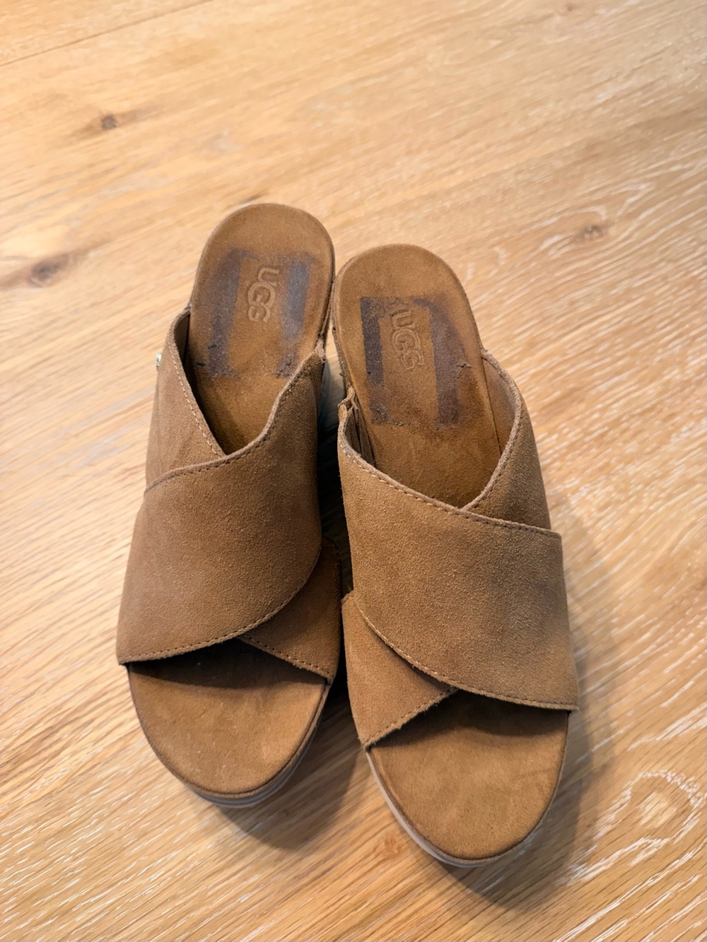 Ugg platform shoes. Never used. Size 8.